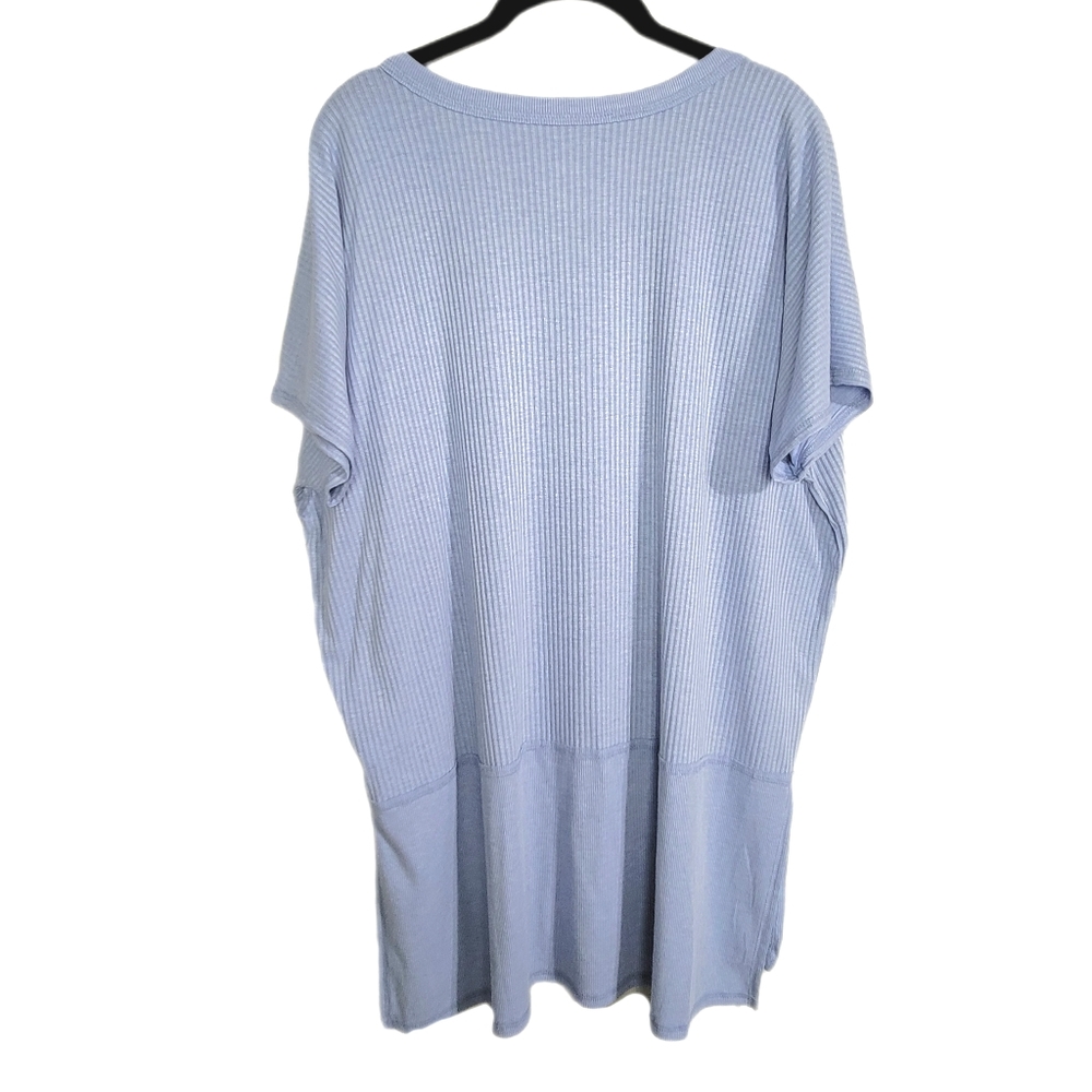 American Eagle Oversized Split Hem Top - image 2